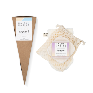 Cono regalo con prodotti benessere viso